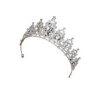 Corona da principessa for bambini, tiara di cristallo, accessori for capelli da bambina(Color 2)