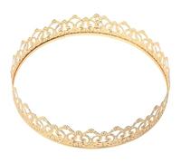 Corona da Re Metallo Oro per Festa Compleanno e Halloween | Design Semplice, Accessorio per Sposo e Marito, Adatta a Cosplay e Scena Celebrativa