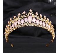 Corona Da Sposa Da Donna - Copricapo Da Principessa, Tiara Da Sposa In Cristallo, Diadema Con Strass, Eleganti Gioielli Per Capelli