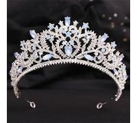 Corona Da Sposa Da Donna - Copricapo Da Principessa, Tiara Da Sposa In Cristallo, Diadema Con Strass, Eleganti Gioielli Per Capelli