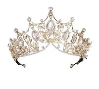 Corona da sposa da donna, in argento, con strass, accessorio per capelli da sposa, Strass