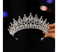 Corona Da Sposa Dorata Da Donna - Tiara Da Principessa Con Strass Per Matrimonio, Ballo Di Fine Anno E Festa Di Compleanno, Copricapo Da Donna