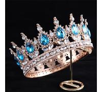 Corona da sposa in cristallo colorato da principessa tiara elegante nobile gioielli da sposa accessori per capelli
