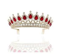 Corona da sposa in cristallo con pettine, fascia da concorso, tiara da principessa, gioielli per capelli, ornamenti per copricapo
