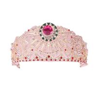 Corona da sposa per le donne colori dorati costume per capelli gioielli accessori decorazione di compleanno, Metallo