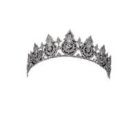 Corona da sposa zircone diadema con strass fascia per capelli da damigella d'onore copricapo da sposa gioielli per capelli accessori diadema