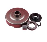 Corona del tamburo della frizione 3/8 7 denti ID 22 mm adatta for motosega 362 365 371 372 Kit cuscinetto a rulli con ingranaggio a vite senza fine