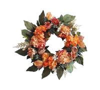 Corona Della Porta D'ingresso Autunno | Autumn Maple Leaaf Garland Decoration | Segnale Di Benvenuto Del Ringraziamento E Halloween Per Il Portico, La Parete, La Ripiano, La Decorazione del