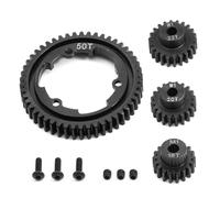 Corona dentata in acciaio 46T 50T 52T 54T con pignone M1 18 20 22T 6447 6449 for Traxxas 1/5 X-Maxx 1/10 E-Revo 2.0 VXL MAXX Upgrades(50T)