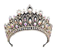 Corona di cerimonia nuziale diademi di banchetto per il partito concorso nuziale corone dei monili dei capelli accessori di nozze, Strass