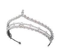 Corona di Cristallo Accessori da sposa con diamanti strass tiara corona per la festa