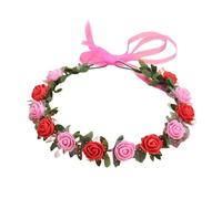 Corona di fiori da sposa per matrimonio ghirlande floreali corona corona per capelli fasce per capelli fasce per capelli da donna fasce floreali da sposa
