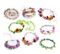 Corona di fiori per ragazze,Corone di fiori da donna | Elegante fascia di fiori con corona fata - Fasce di fiori sicure e innocue per le donne, forniture per feste fatate p