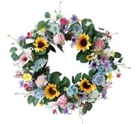 Corona di fiori simulata regolabile Bella primavera floreale corona delicata accessorio da sposa per la casa e decorazione commerciale floreale per donne e casalinghe