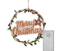 Corona di Natale per Interni - Decorazione per Insegna in Legno,Ghirlanda Rustica Per La Casa | Per L'Esterno E L'Interno, La Porta D'Ingresso, La, Il Natale, Le Vacanze, L'Inverno