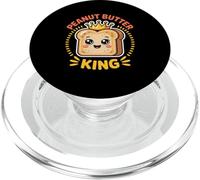 Corona di pane tostato Kawaii King Burro di arachidi PopSockets PopGrip per MagSafe