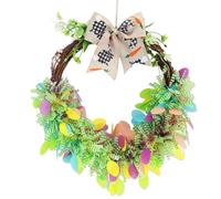 Corona di Pasqua resistente alle intemperie - Corona di Pasqua decorativa, primavera artificiale colorata resistente alle intemperie | per esterni - per scaffali, tavolo, albero, finestra, portico, t