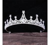 Corona Di Tiara Di Cristallo Da Donna, Accessori Per Capelli Da Sposa, Tiara Da Sposa Con Strass, Eleganti Gioielli Per Capelli