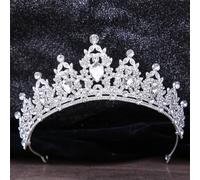Corona Di Tiara Di Cristallo Da Donna, Accessori Per Capelli Da Sposa, Tiara Da Sposa Con Strass, Eleganti Gioielli Per Capelli