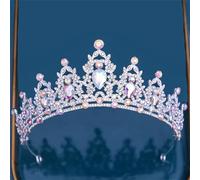 Corona Di Tiara Di Cristallo Da Donna, Tiara Con Strass, Accessori Per Capelli Da Sposa, Eleganti Gioielli Per Capelli Da Sposa Per Donna