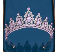 Corona Di Tiara Di Cristallo Da Donna, Tiara Con Strass, Accessori Per Capelli Da Sposa, Eleganti Gioielli Per Capelli Da Sposa Per Donna