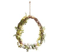 Corona di uova di Pasqua, ghirlande pasqua con uova | Fiori primaverili artificiali illuminanti, produzione adorabile e squisita, per la decorazione della casa