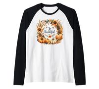 Corona di Zucca Autunnale così Grata Maglia con Maniche Raglan
