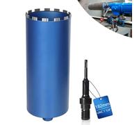 Corona diamantata Dosensenker per trapani a colonna incl. Turbo da 10 mm, L 460mm | Ø182 mm | Adattatore SDS-PLUS | 1 ¼ pollici UNC | Corona diamantata per foratura a umido e a secco, laser saldata