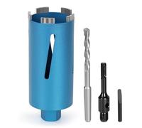 Corona diamantata M22 carotatore per carotatrice con turbo, incluso SDS-Plus, Ø 82mm, lunghezza totale 200 mm, carotatore a umido e a secco trapano a tazza fresatore a tazza corona diamantata corona