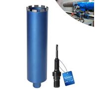 Corona diamantata per trapani nucleari, con turbo da 10 mm, lunghezza 460 mm, diametro 92 mm, adattatore SDS-Plus, 1 ¼ pollici, UNC, fresa a a umido, saldata al laser per calcestruzzo, granito