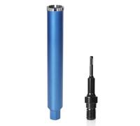 Corona diamantata per trapano a colonna, trapano a turbina con SDS-Plus - 1 1/4" - Ø 62mm - Lunghezza totale 460 mm - in lega metallica - Trapano a tazza per calcestruzzo, uso secco e umido