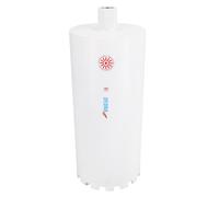 Corona diamantata per trapano a nucleo DEDRA HW4187, Ø 187 mm, lunghezza 400 mm, funzionamento raffreddato ad acqua, denti diamantati saldati al laser, adatta per materiali duri