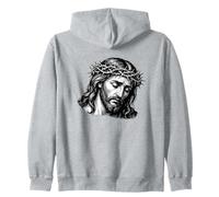 Corona E Spine Gesù Felpa con Cappuccio