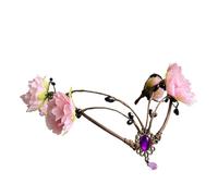 Corona Elfica Copricapo da sposa floreale rosa, foresta, bosco, fiore, diadema, elfo, fronte, gioielli per Feste