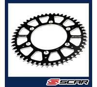 CORONA ERGAL ALLU ANTI FANGO HUSQVARNA TC85 TC 85 - NERO - 49 DENTI SCAR