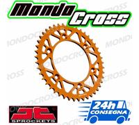 Corona ergal JT RACELITE 45 denti arancione Passo 520 KTM 125 GS 1988-1997