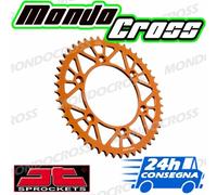 Corona ergal JT RACELITE 48 denti arancione Passo 520 KTM 300 EXC 2008 (08)