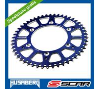 CORONA ERGAL TRASMISSIONE HUSABERG TE FE 250 300 350 450 501 50 DENTI BLU SCAR