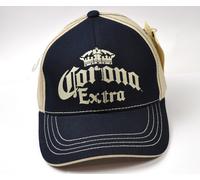 Corona Extra Birra USA Cappellino Baseball Cap Blu Beige