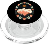 Corona floreale Montagna Botanica Raggi Solari Bosco PopSockets PopGrip per MagSafe