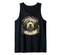 Corona Floreale per Cane Pastore Inglese Bobtail Dog Canotta