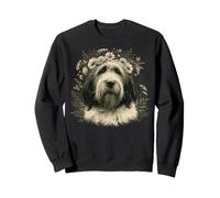 Corona Floreale per Cane Pastore Inglese Bobtail Dog Felpa