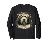 Corona Floreale per Cane Pastore Inglese Bobtail Dog Maglia a Manica