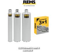 CORONA FORETTO DIAMANTATO A SECCO E UMIDO IN KIT LS DIAMETRO 62 + 102 + 127 REMS
