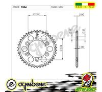 CORONA IN ACCIAIO OGNIBENE 37 DENTI DUCATI MONSTER 600 Dark City 1998 1999