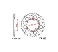 CORONA IN ACCIAIO P 520 Z 48 KAWASAKI KDX 250 1991 1994