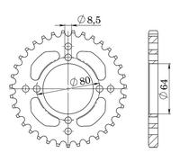 CORONA IN ACCIAIO P420 - Z36 (DIS.12101)