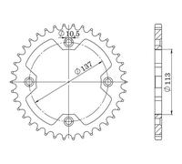 CORONA IN ACCIAIO P520 - Z36 (DIS.14409)