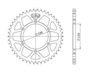 CORONA IN ACCIAIO P520 - Z38 (DIS.16500)