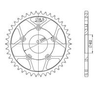 CORONA IN ACCIAIO P520 - Z39 (DIS.44203)